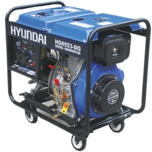 موتور برق هیوندای 5300 وات گازوئیلی HYUNDAI HG6553-DG - یک توبره